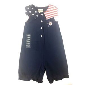 Toffee Apple Clothing Stars & Stripes Romper Outfit Baby Girl Size  18-24M NWT